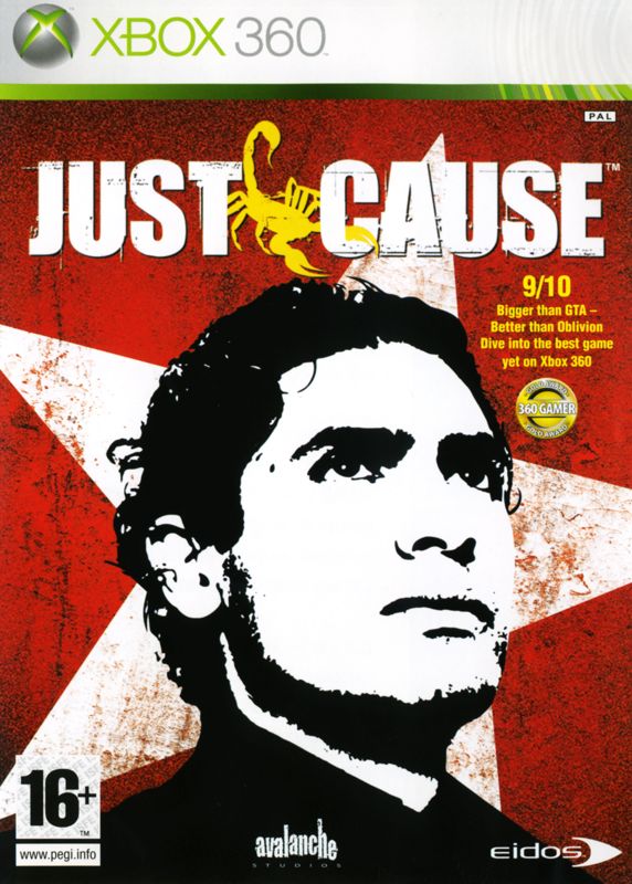 Just Cause box art for Xbox 360
